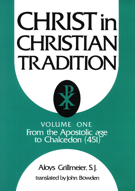 Christ in Christian Tradition, Volume One