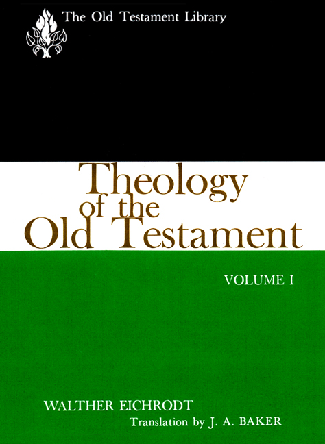 Theology of the Old Testament, Volume One (1961)