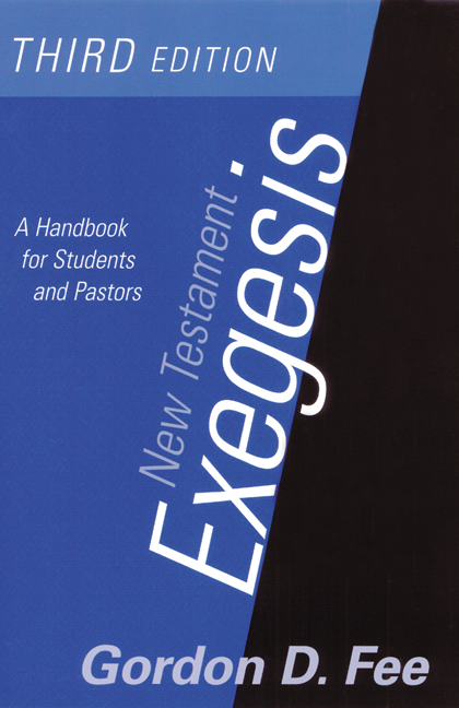 New Testament Exegesis, Third Edition