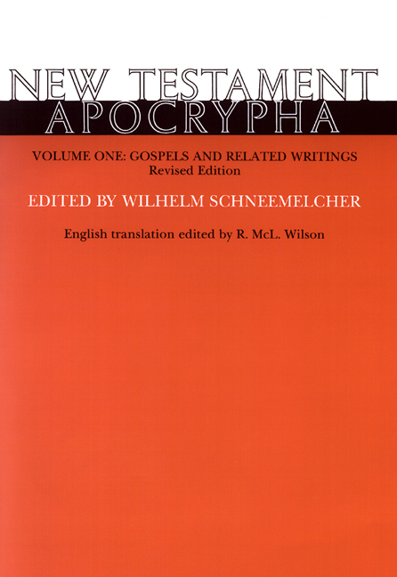 New Testament Apocrypha, Volume 1, Revised Edition