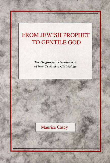 From Jewish Prophet to Gentile God