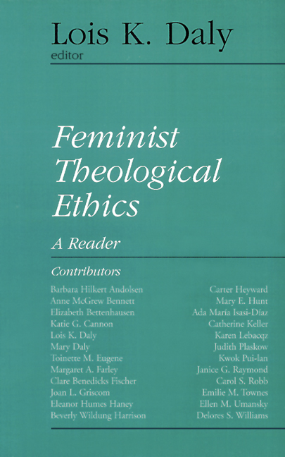 Feminist Theological Ethics