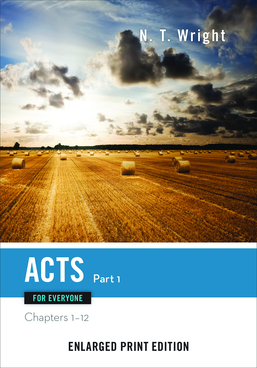 Acts for Everyone, Part 1-Enlarged Print Edition