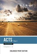 Acts for Everyone, Part 1-Enlarged Print Edition